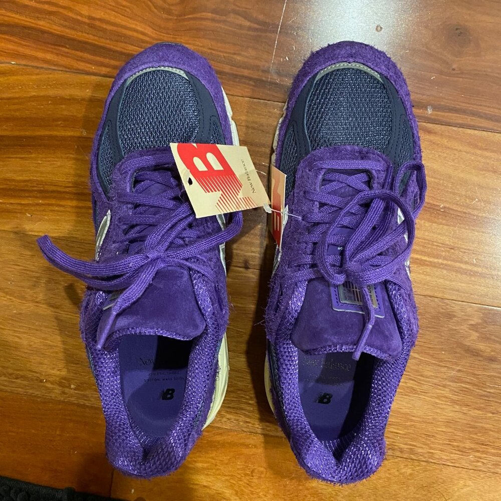 New Balance 990v4 MiUSA Sneakers in Teddy Santis Plum Purple